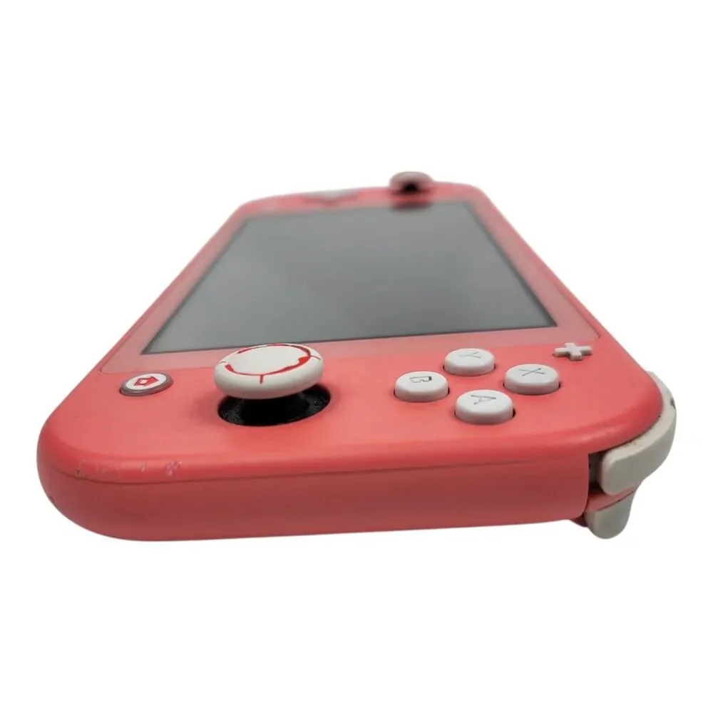 Nintendo Switch Lite Coral Pink Console With Case Handheld System HDH-001 Tested